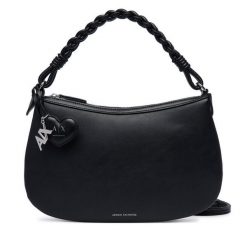 Torebka Armani Exchange. Czarne torebki do ręki damskie Armani Exchange, bez wzorów, klasyczne, bez dodatków. Za 669.99 zł.