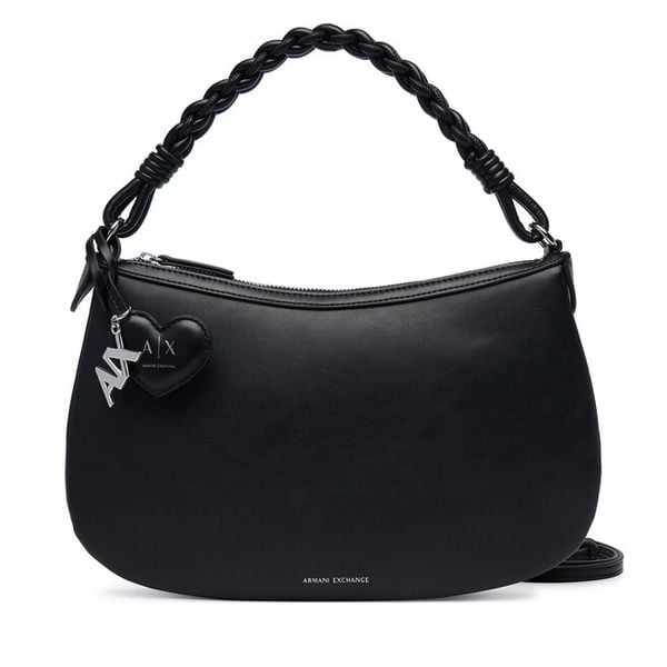 Torebka Armani Exchange. Czarne torebki do ręki damskie Armani Exchange, bez wzorów, klasyczne, bez dodatków. Za 669.99 zł.