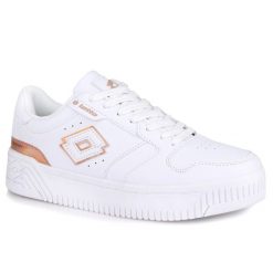 Buty damskie sportowe Lotto SCOPI GC. Białe obuwie sportowe damskie Lotto, bez wzorów, z jeansu, trekkingowe. Za 109.00 zł.