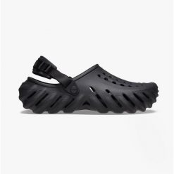 Chodaki męskie Crocs ECHO CLOG. Czarne klapki męskie Crocs, z syntetyku, sportowe. W wyprzedaży za 239.00 zł.