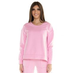 Bluza z sznurek regulacyjny na co dzień na siłownię. Czerwone bluzy damskie LEONE 1947 APPAREL, bez wzorów, z poliesteru, bez kaptura, na fitness i siłownię. Za 164.19 zł.
