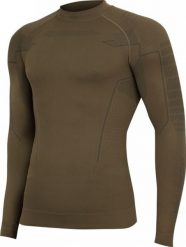 Brubeck LS14860 Bluza męska Ranger Thermo khaki XL. Brązowe bluzy męskie Brubeck, m, bez wzorów, bez kaptura. Za 230.94 zł.