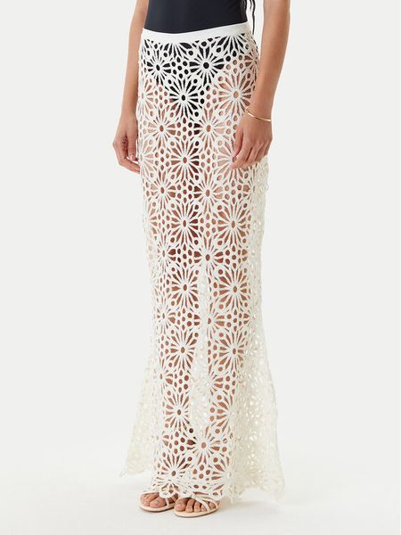 NORMA KAMALI Spódnica maxi ST125SCRP02840 Beżowy Slim Fit. Brązowe spódnice damskie Norma Kamali, xs, bez wzorów, z bawełny, maxi. Za 1,819.00 zł.
