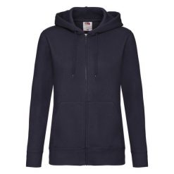 Kurtka Dresowa Z Kapturem Lady Fit Dla Kobiet. Niebieskie kurtki damskie Fruit of the Loom, l, bez wzorów, z dresówki, z kapturem, trekkingowe. Za 132.99 zł.