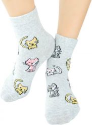 Skarpety dziewczęce bawełniane z ABS SB007-G-03-E EUR 23-26. Rękawiczki dziecięce Noviti, bez wzorów, z bawełny. Za 8.63 zł.