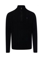 Polo Ralph Lauren Sweter z mieszanki wełny i kaszmiru Mężczyźni Wełna czarny, S. Czarne swetry przez głowę męskie Polo Ralph Lauren, m, bez wzorów, z kaszmiru, bez kołnierzyka. Za 1,199.95 zł.