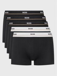 BOSS Komplet bokserek Essential 50475275 Czarny. Czarne bokserki męskie Boss, m, bez wzorów, z bawełny. Za 209.99 zł.