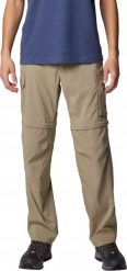Columbia Columbia Silver Ridge Utility Convertible Pant 2012962221 Beżowe 36-34. Brązowe spodnie sportowe męskie Columbia, m, bez wzorów. Za 307.99 zł.