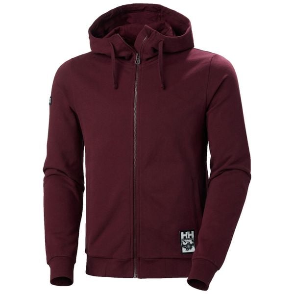 Bluza z kapturem i zamkiem błyskawicznym Helly Hansen Arctic Ocean. Czerwone bluzy męskie Helly Hansen, na zimę, m, bez wzorów, z kapturem. W wyprzedaży za 432.50 zł.