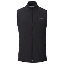 Kurtka bez rękawów VAUDE Yaras. Czarne kurtki męskie Vaude, m, bez wzorów, z elastanu, sportowe, bez kaptura. Za 387.00 zł.