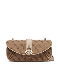 Guess Torebka Jessa HWJG83 62200 Beżowy. Brązowe torebki do ręki damskie Guess, z aplikacjami, z materiału, bez dodatków. Za 659.99 zł.