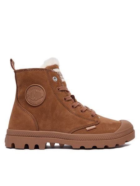 Palladium Trapery Pampa Hi Zip Wl 95982-291-M Brązowy. Brązowe śniegowce i trapery damskie Palladium, z nubiku. Za 579.99 zł.