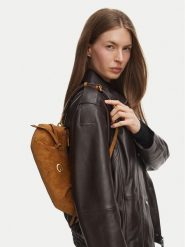 Guess Torebka Allegra HWSG22 37180 Brązowy jasny. Brązowe torebki do ręki damskie Guess, z aplikacjami, z materiału, bez dodatków. Za 544.99 zł.