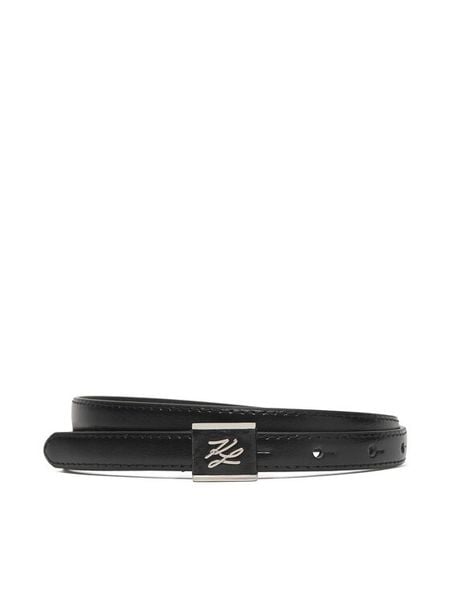 KARL LAGERFELD Pasek Damski B1W33074 Czarny. Czarne paski damskie KARL LAGERFELD, bez wzorów, ze skóry. Za 248.99 zł.