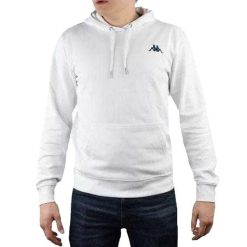 Męska Bluza Z Kapturem Vend. Białe bluzy sportowe męskie Kappa, m, bez wzorów, z kapturem, trekkingowe. Za 170.99 zł.