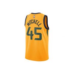 Koszulka męska nike nba utah jazz donovan mitchell statement edition swingman. Żółte koszulki sportowe męskie Nike, m, bez wzorów, z jersey, bez kołnierzyka, bez ramiączek, do biegania. Za 379.00 zł.