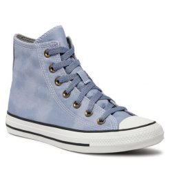 Trampki Converse. Fioletowe półbuty damskie Converse, bez wzorów, retro, bez zapięcia. Za 239.99 zł.