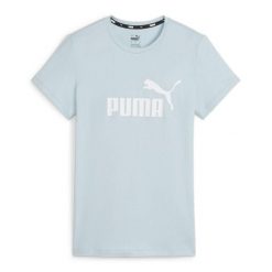 Koszulka sportowa damska Puma K15587. Niebieskie koszulki sportowe damskie Puma, bez wzorów, na fitness i siłownię. Za 104.95 zł.