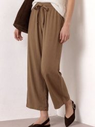 Street One spodnie wsuwane Kobiety wiskoza brązowy, 40-26. Brązowe spodnie materiałowe damskie Street One, s, bez wzorów, z tkaniny. Za 139.95 zł.
