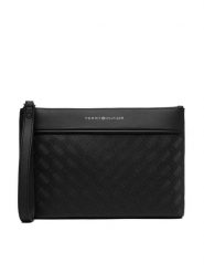 Tommy Hilfiger Saszetka Th Modern Monogram Pouch AM0AM14826 Czarny. Czarne saszetki męskie Tommy Hilfiger, ze skóry. Za 329.99 zł.