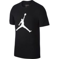 T-shirt do koszykówki męski Nike Jordan Jumpman czarny. Czarne t-shirty męskie Nike, m, bez wzorów, bez kołnierzyka. Za 211.00 zł.