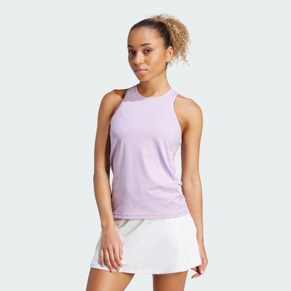 Koszulka Club Tennis Climacool Tank. Czerwone koszulki sportowe damskie Adidas, l, bez wzorów, bez kołnierzyka, bez ramiączek, tenisowe, climacool (adidas). Za 149.00 zł.