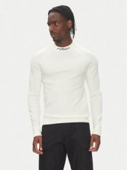 Tommy Hilfiger Longsleeve F1 Movie MW0MW41383 Biały Slim Fit. Białe bluzki z długim rękawem męskie Tommy Hilfiger, m, bez wzorów, z bawełny, bez kołnierzyka. Za 559.99 zł.
