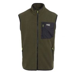 Męska Kamizelka Polarowa Frankie. Zielone bluzy męskie Regatta, m, bez wzorów, z polaru, bez kaptura. Za 125.99 zł.