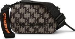Karl Lagerfeld Torebka na ramię marki Karl Lagerfeld model 216W3041 kolor Szary. Torebki damski. Sezon: Wiosna/Lato NoSize. Szare torby na ramię damskie KARL LAGERFELD, bez wzorów, bez dodatków. Za 752.60 zł.