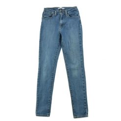 Levi Strauss damskie spodnie jeansowe 721 High Rise Skinny. Niebieskie spodnie sportowe damskie Levi's, l, bez wzorów, z jeansu. Za 127.76 zł.