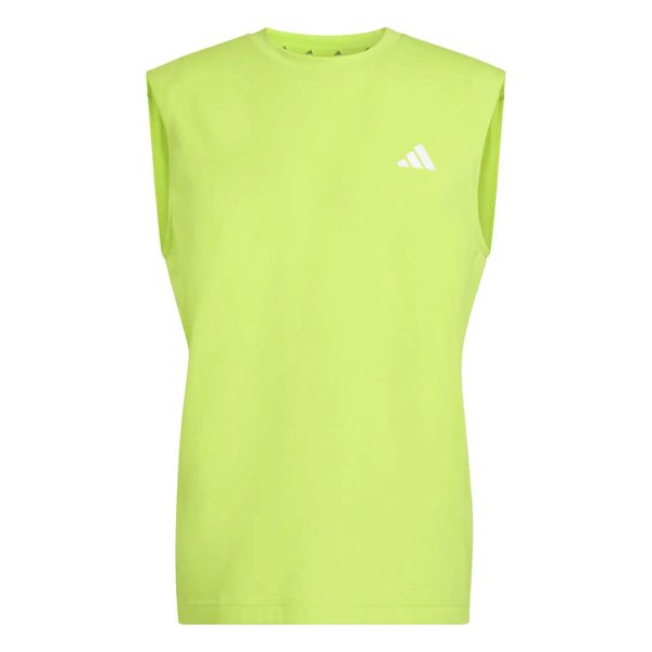 Tank top adidas Workout Essentials Feelready. Żółte t-shirty męskie Adidas, xl, bez wzorów, z bawełny, klasyczne, bez kołnierzyka. Za 111.50 zł.