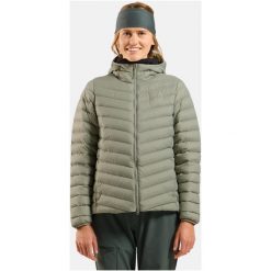 Kurtka puchowa Odlo Jacket insulated X-ALP PACKABLE DOWN. Szare kurtki sportowe męskie Odlo, bez wzorów, z puchu, trekkingowe. Za 1,169.99 zł.