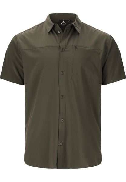 Koszula Whistler Jeromy. Zielone koszule męskie Whistler, m, bez wzorów, z elastanu, eleganckie, bez kołnierzyka, bez ramiączek. Za 194.50 zł.