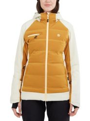 Damska kurtka narciarska Fundango Medina Padded. Białe kurtki sportowe damskie Fundango, na zimę, m, bez wzorów, z materiału, bez kaptura, narciarskie. Za 399.00 zł.