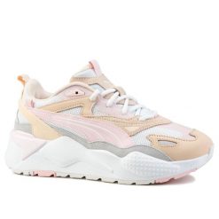 Buty damskie sneakersy sportowe Puma RS-X EFEKT PRM. Białe obuwie sportowe damskie Puma, bez wzorów, z materiału, trekkingowe. Za 279.00 zł.