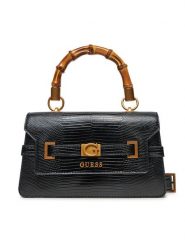 Guess Torebka HWKB95 06200 Czarny. Czarne torebki do ręki damskie Guess, z aplikacjami, ze skóry, bez dodatków. Za 389.99 zł.