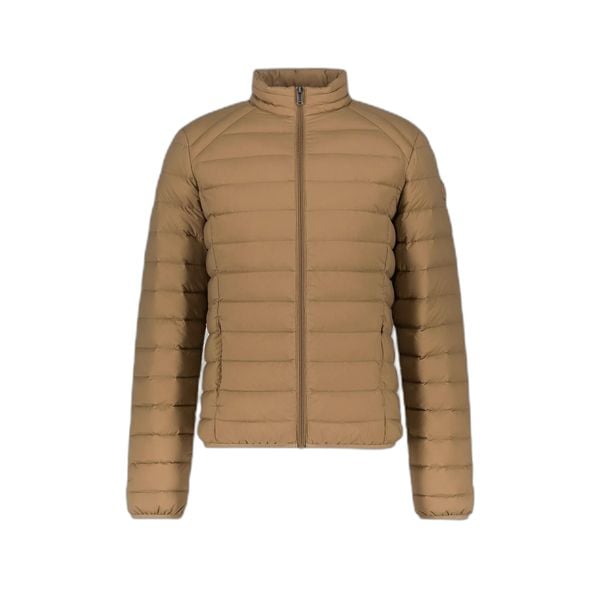 Lekka kurtka puchowa dla dorosłych JOTT Aragon. Brązowe kurtki męskie jott, bez wzorów, z puchu, sportowe, bez kaptura. W wyprzedaży za 710.15 zł.