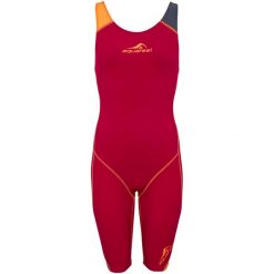 Strój kąpielowy dziewczęcy Aquafeel N2K Openback. Czerwone stroje kąpielowe dla dziewczynek Aquafeel, bez wzorów. Za 249.99 zł.