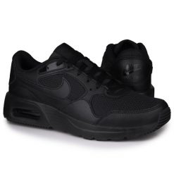 Buty męskie sportowe sneakersy Nike AIR MAX SC. Czarne buty sportowe męskie Nike, bez zapięcia, nike air max. Za 249.99 zł.