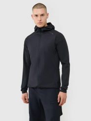 BLUZA MĘSKA TRENINGOWA 4F ROWEROWA SZYBKOSCHNĄCA TFSWM483 XXL KOLOR CZARNY. Czarne bluzy męskie 4f, l, bez wzorów, z bawełny, bez kaptura, do biegania. Za 299.99 zł.