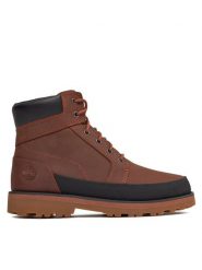 Timberland Trapery Courma Kid Boot W/ Rand TB0A62WNF131 Brązowy. Brązowe buty zimowe chłopięce Timberland, bez wzorów, ze skóry, bez zapięcia. Za 579.99 zł.