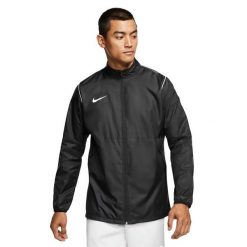 Kurtka Przeciwdeszczowa do biegania Męska Nike Park 20. Białe kurtki sportowe męskie Nike, m, bez wzorów, z materiału, do biegania, dri-fit (nike). Za 211.00 zł.