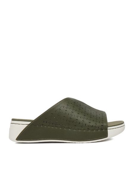 Go Soft Klapki CEO-R26SS02248 Zielony. Zielone klapki damskie GO SOFT, bez wzorów, bez obcasa. Za 119.99 zł.
