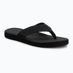 Japonki męskie Rip Curl Chiba Open Toe. Czarne klapki męskie Rip Curl, z materiału, eleganckie. Za 99.99 zł.