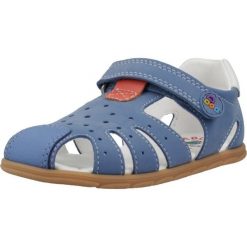 Sandały PABLOSKY 067444P Niebieski. Niebieskie sandały męskie Pablosky, ze skóry, bez zapięcia. Za 220.99 zł.