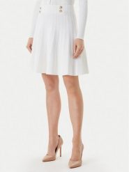 Guess Spódnica mini W5YD65 Z0130 Biały Regular Fit. Białe spódnice damskie Guess, l, z aplikacjami, z wiskozy, mini. Za 339.99 zł.