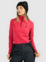 4F Bielizna termiczna ocieplana (góra) damska - różowa XXL. Czerwona bielizna termoaktywna damska 4f, xxl, bez wzorów, z materiału, bez ramiączek. Za 129.99 zł.