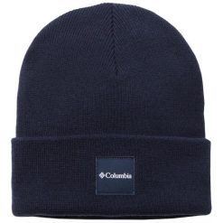 Czapka męska City Trek Heavyweight Beanie. Niebieskie czapki i kapelusze męskie Columbia, bez wzorów, z materiału, sportowe. Za 59.99 zł.