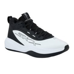 Buty do koszykówki męskie SKECHERS SKX League. Białe buty sportowe męskie Skechers, bez zapięcia, do koszykówki, Skechers Sport. Za 299.99 zł.