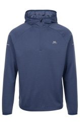 Trespass Montgo - męska bluza z kapturem 1/4 zip, indygo. Szare bluzy męskie 2117 OF SWEDEN, l, bez wzorów, z kapturem, do jazdy konnej. Za 179.05 zł.